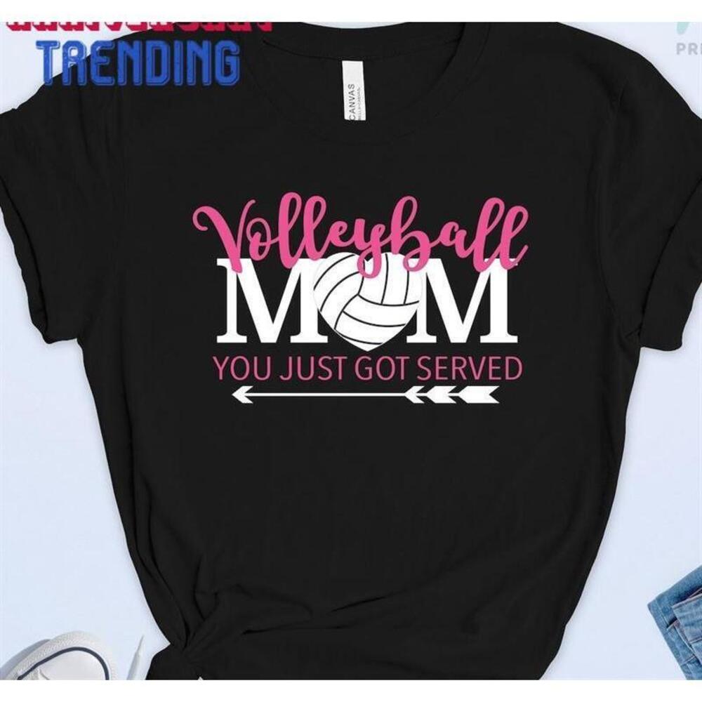 Volleyball Mom Shirt Sport Shirts Tshirt Classic